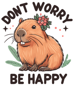 Dont worry be happy capybara